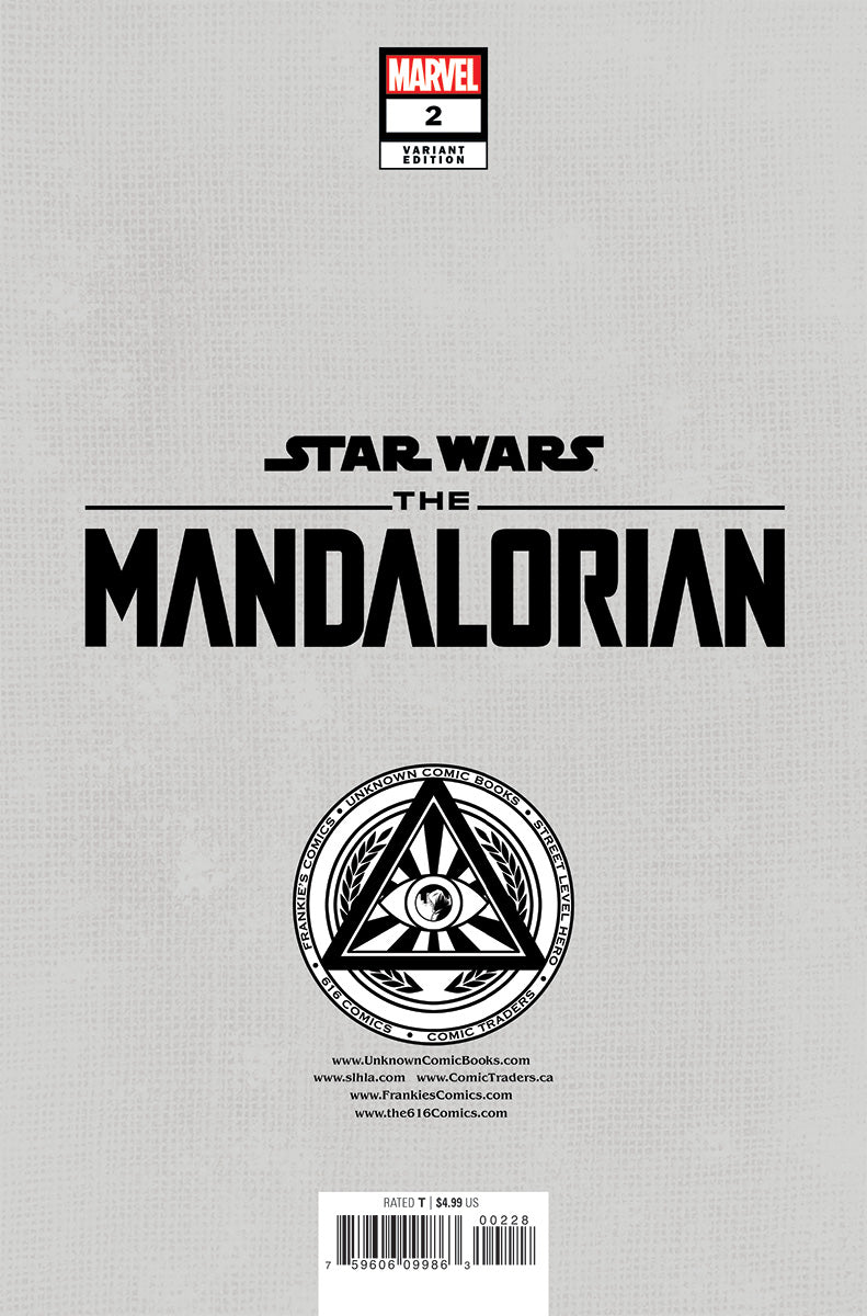 Star Wars: The Mandalorian #2 Unknown Comics Todd Nauck Exclusive Var (08/17/2022)