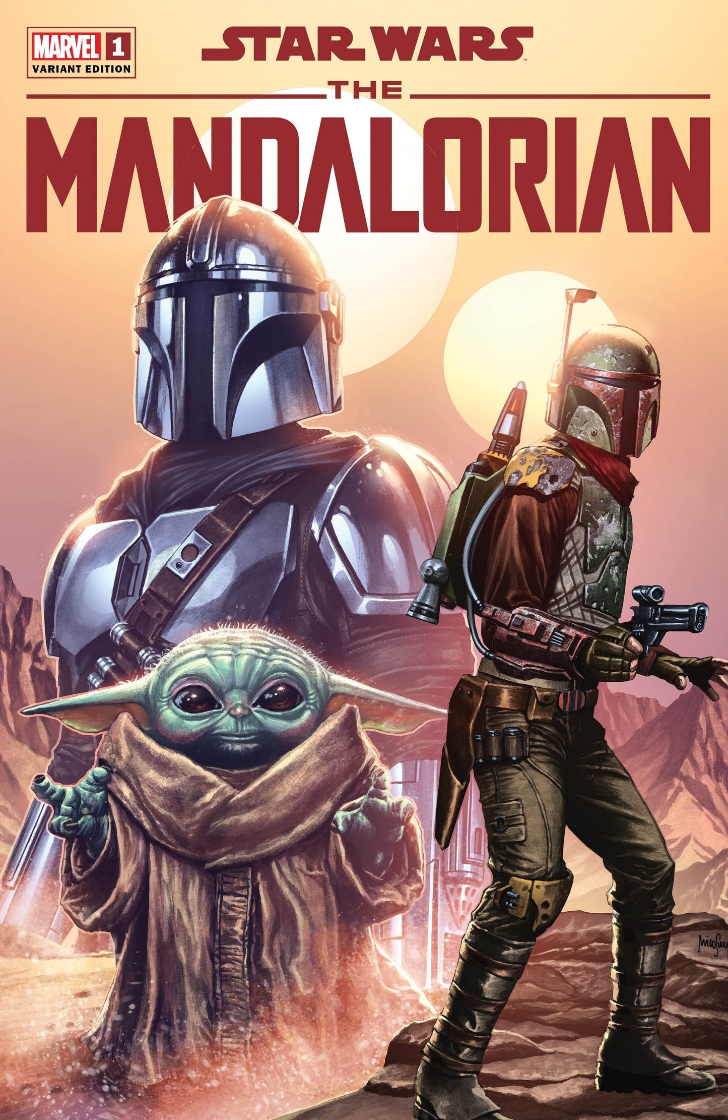 Star Wars: The Mandalorian Season 2 #1 Unknown Comics Mico Suayan Exclusive Var (06/21/2023)