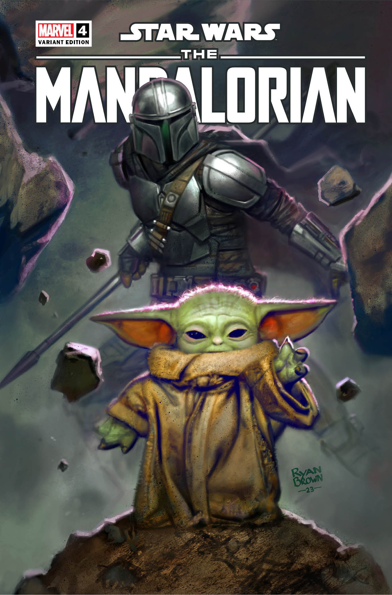 Star Wars: The Mandalorian Season 2 #4 Unknown Comics Ryan Brown Exclusive Var (09/27/2023)