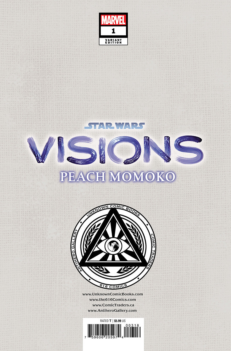 Star Wars: Visions - Peach Momoko #1 Unknown Comics Rickie Yagawa Exclusive Var (11/15/2023)