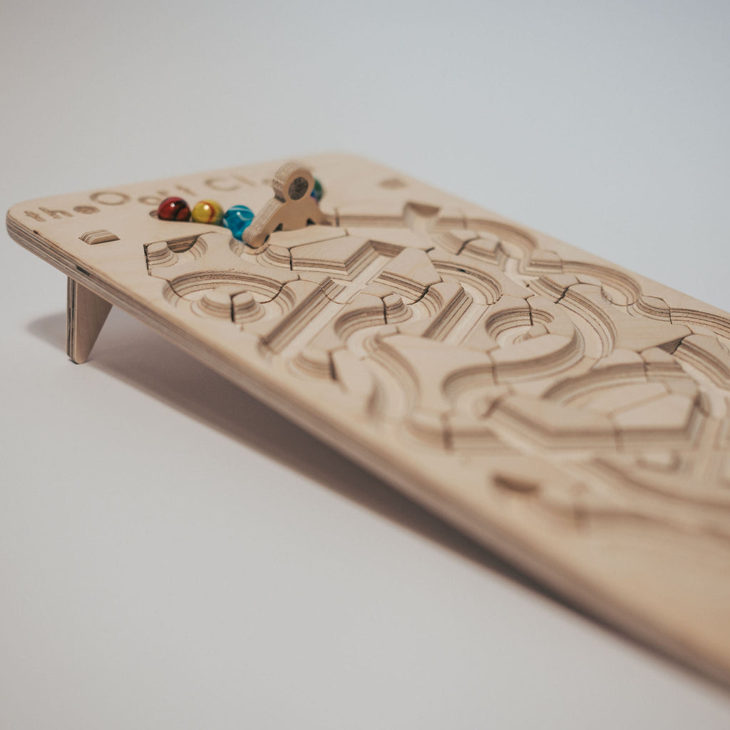 The Oort Cloud: A Marble Run Puzzle Game