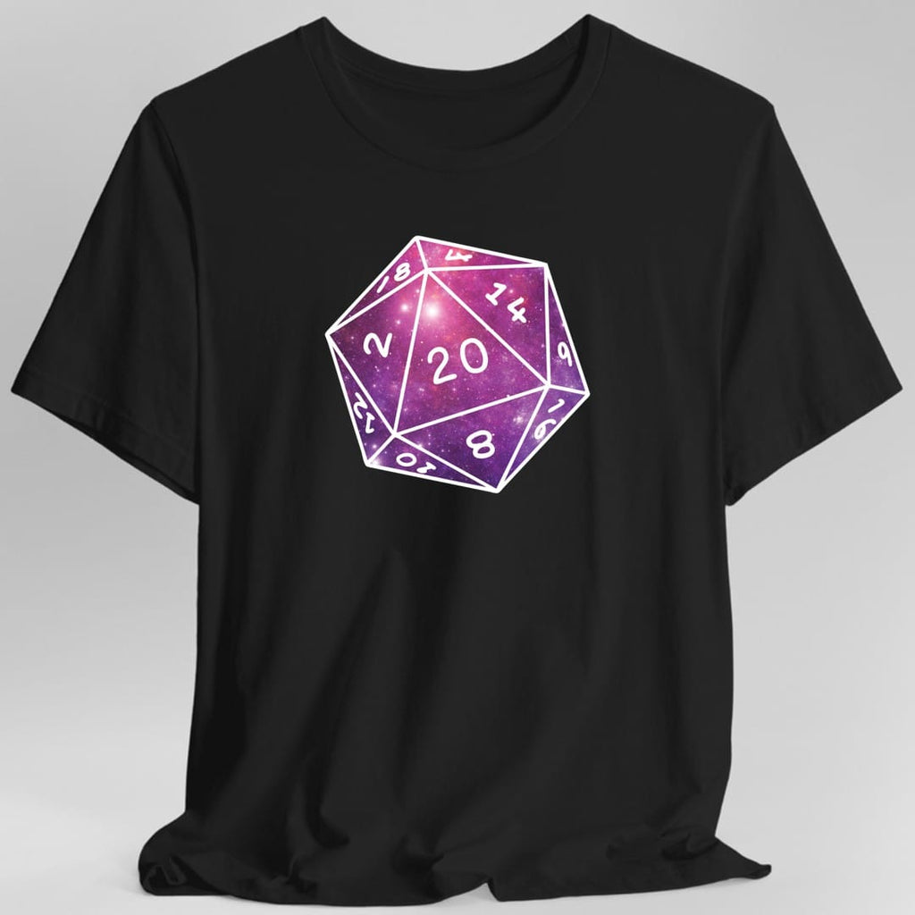 Stars Nebula D20 Dice Shirt