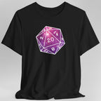 Stars Nebula D20 Dice Shirt