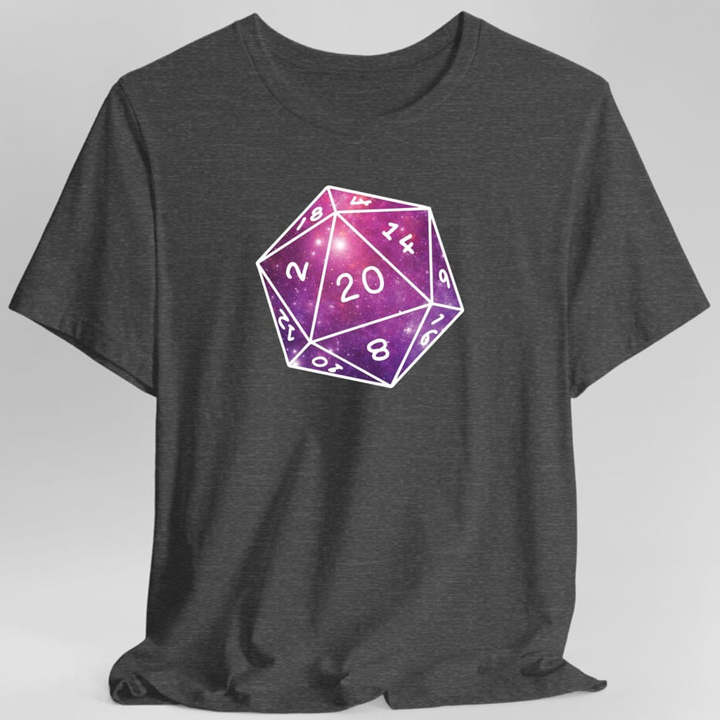 Stars Nebula D20 Dice Shirt
