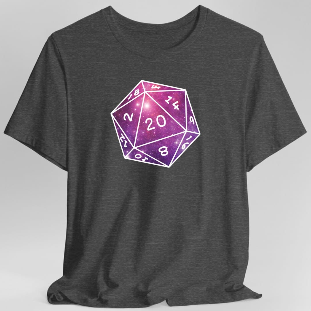 Stars Nebula D20 Dice Shirt