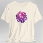 Stars Nebula D20 Dice Shirt