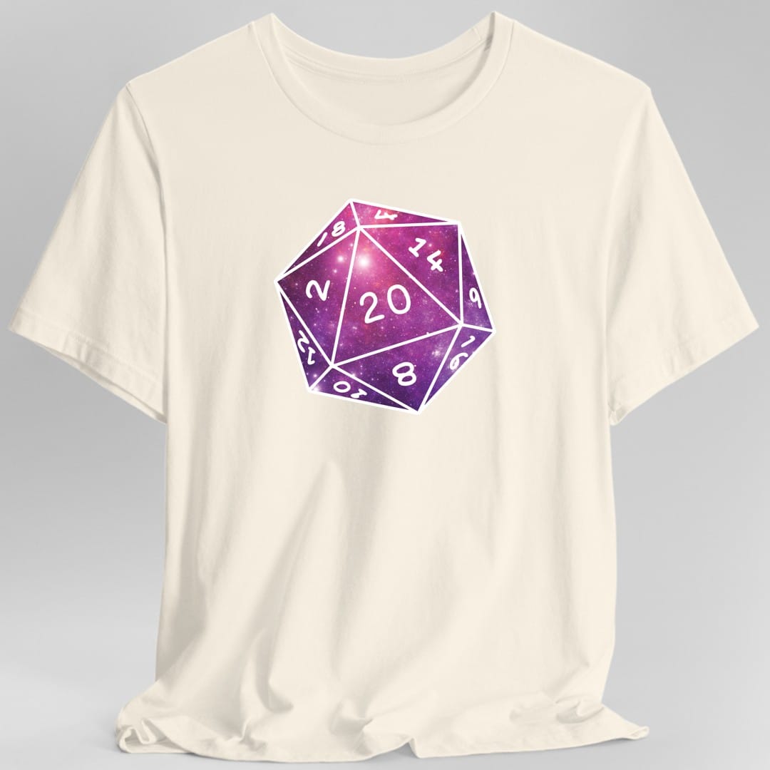 Stars Nebula D20 Dice Shirt