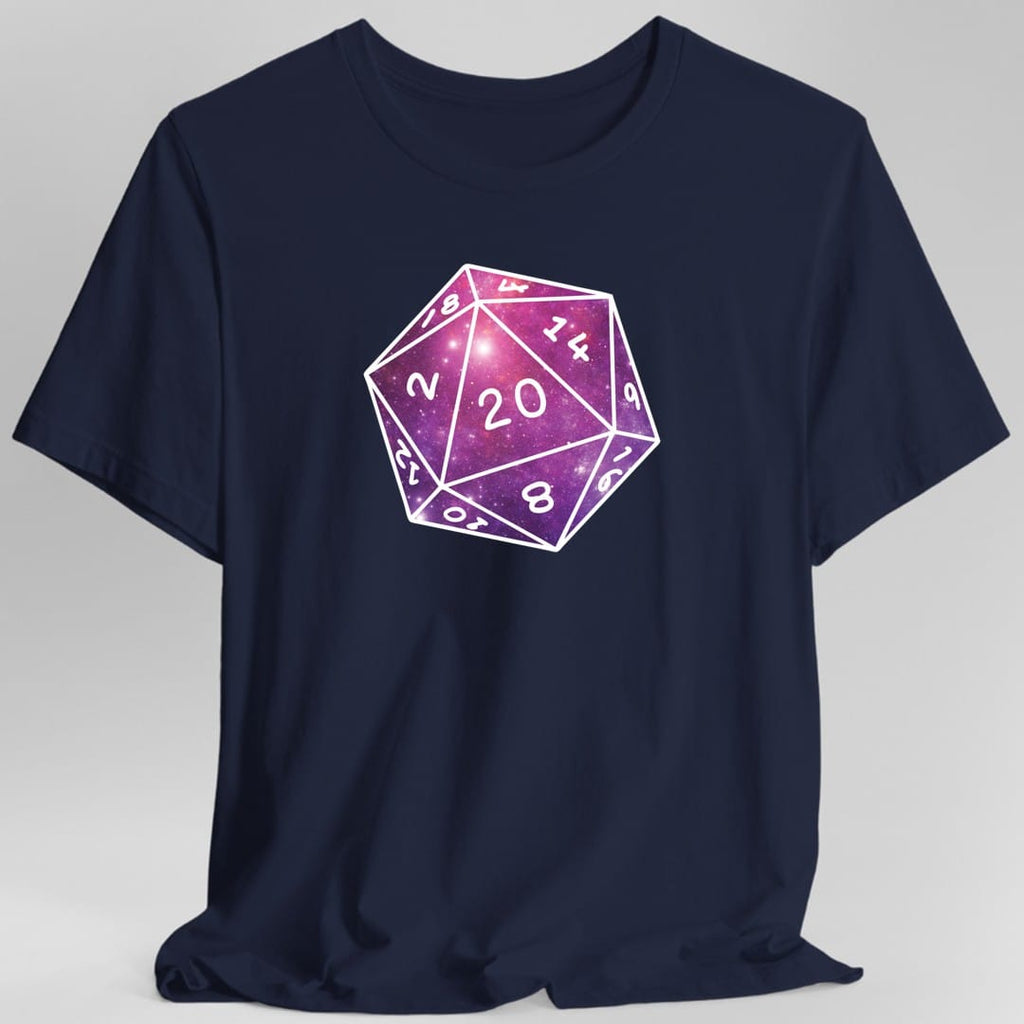 Stars Nebula D20 Dice Shirt