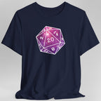 Stars Nebula D20 Dice Shirt