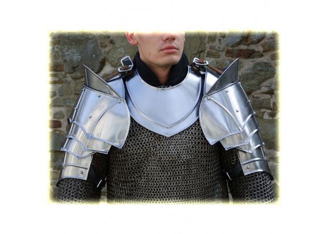 Steel Warrior Pauldron Medieval Shoulder Armor Set