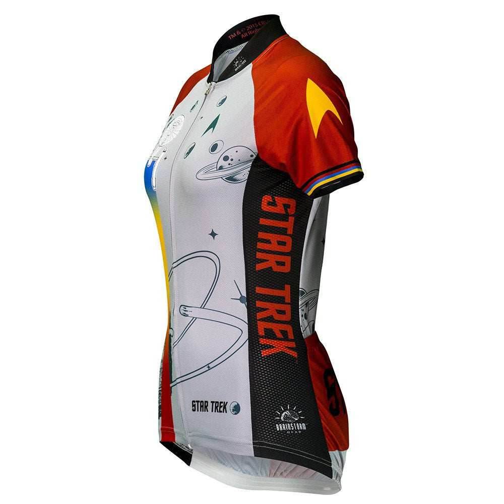 Star Trek Final Frontier Women's Cycling Jersey (S, M, L, XL, 2XL) - Red / Medium