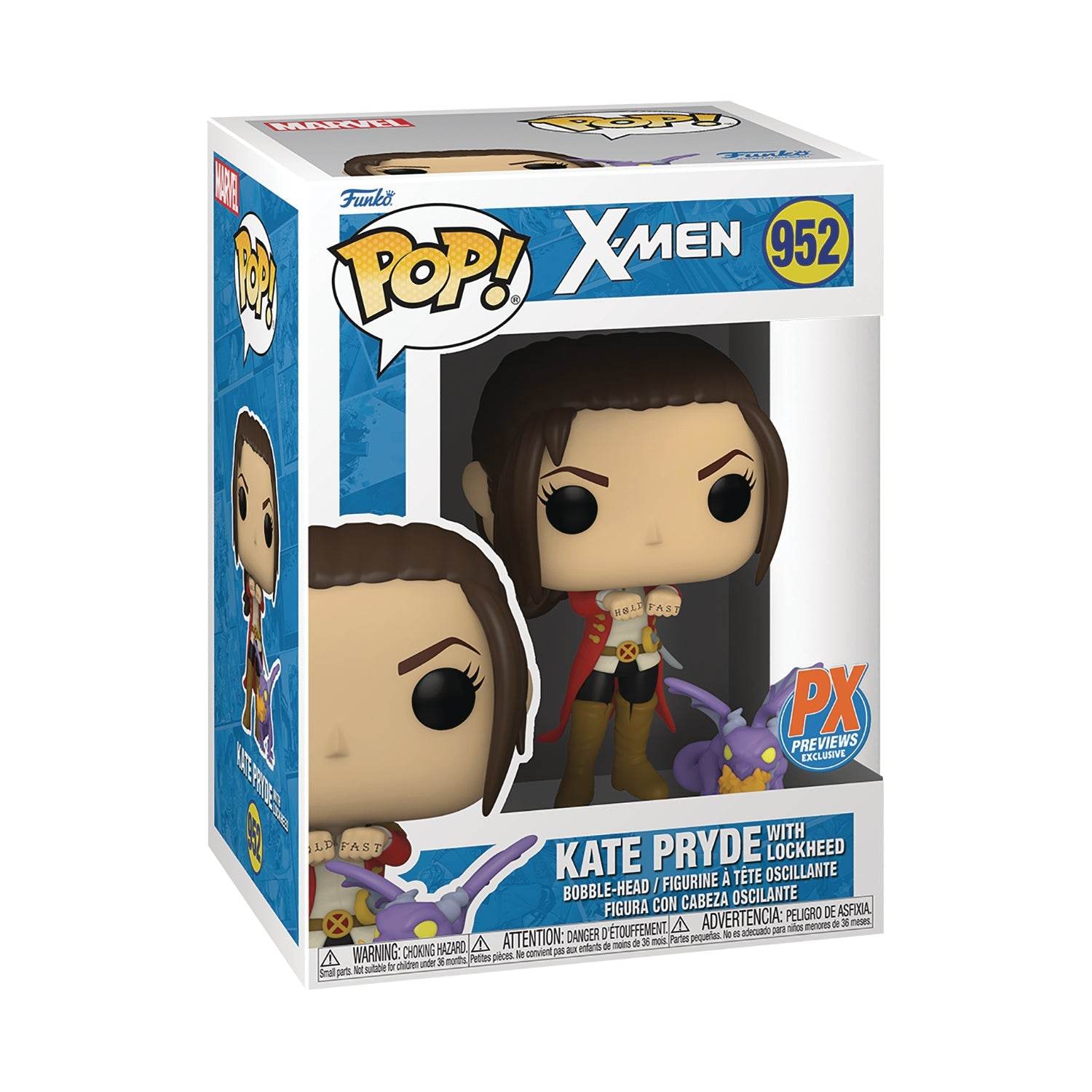 Funko Pop! & Buddy: Marvel X-Men Kate Pryde with Lockheed Previews Exclusive Vinyl Figure - 