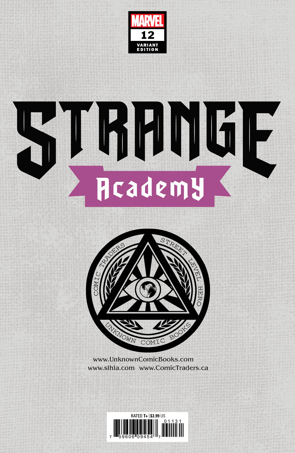 Strange Academy #12 Unknown Comics Miguel Mercado Exclusive Vogue Var (08/25/2021)