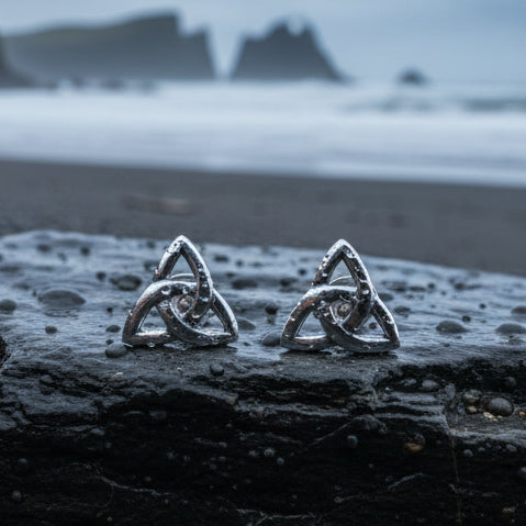 Trinity Knot Stud Earrings