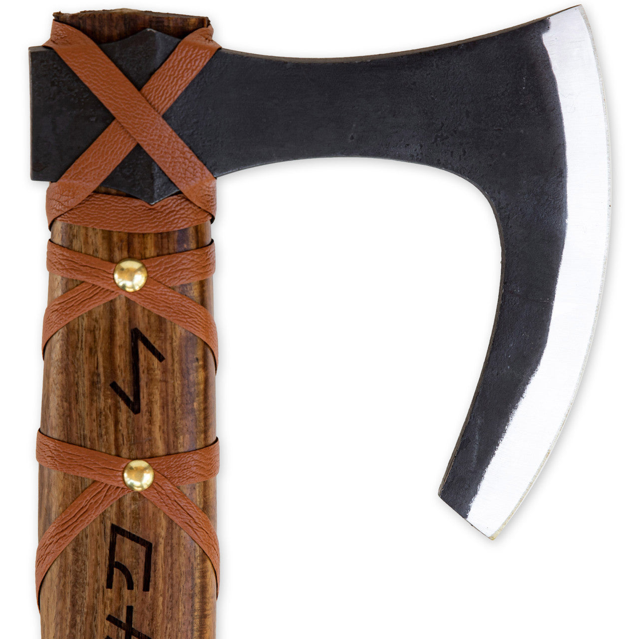 Sunny Blaze Hand Forged Functional Outdoor Viking Bearded Axe Skeggøx