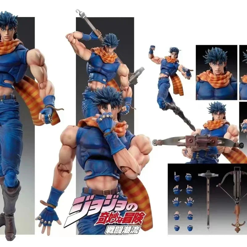 Super action statue 17cm Action Figure jojo bizarre adventure Kujo Jotaro Dio Brando Diavolo Bruno Bucciarati Leone Jolyne Cujoh