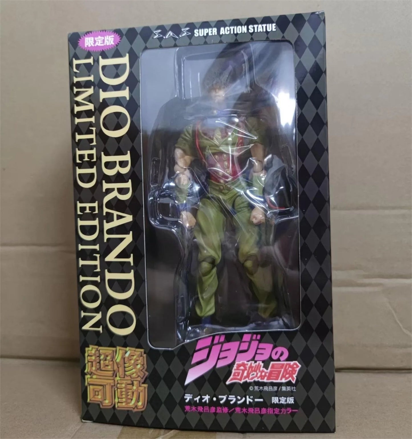 Super action statue 17cm Action Figure jojo bizarre adventure Kujo Jotaro Dio Brando Diavolo Bruno Bucciarati Leone Jolyne Cujoh