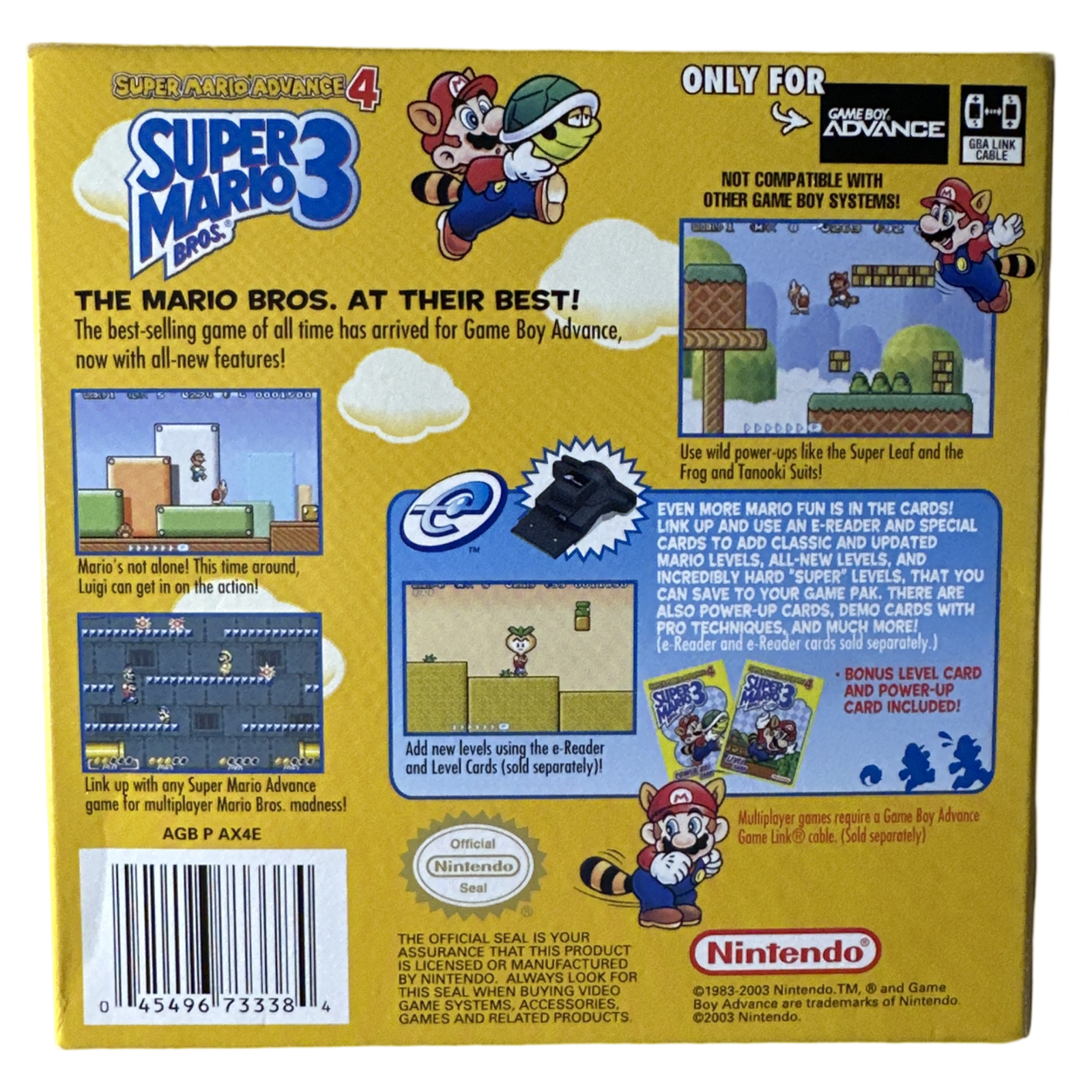 Super Mario Advance 4: Super Mario Bros. 3 - GameBoy Advance