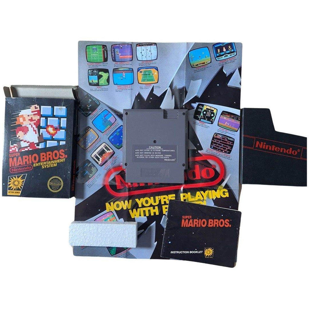 Super Mario Bros [5 Screw] - NES (Rare-First Edition Tabbed Box) - Role-Players
