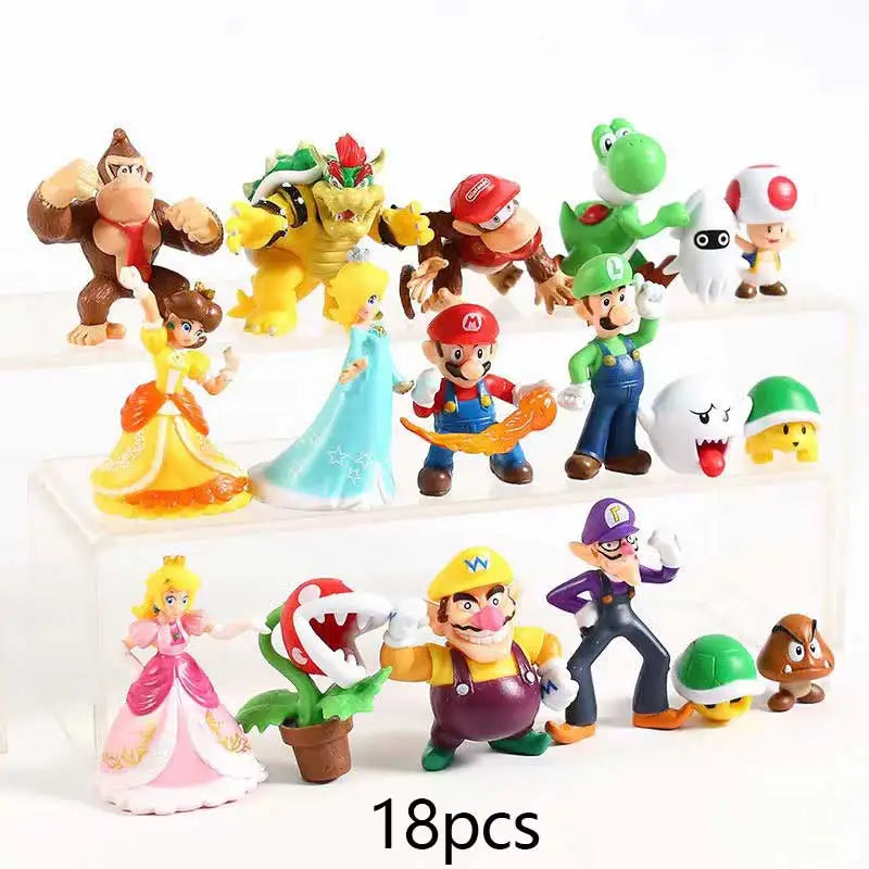 Super Mario figures