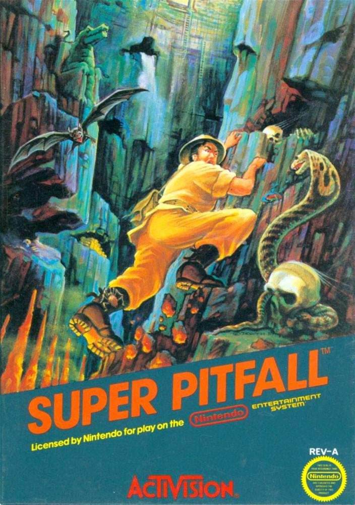 Super Pitfall (Nintendo NES) - Game Manual Only