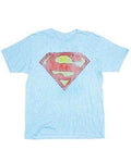 Superman Logo Distressed T-shirt - S