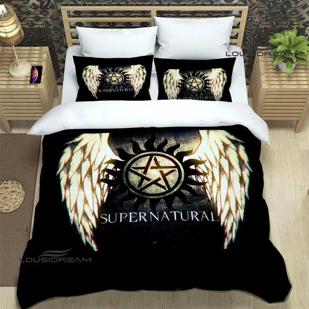 Supernatural join the hunt Bedding Sets exquisite supplies set duvet cover bed comforter set bedding set luxury birthday gift