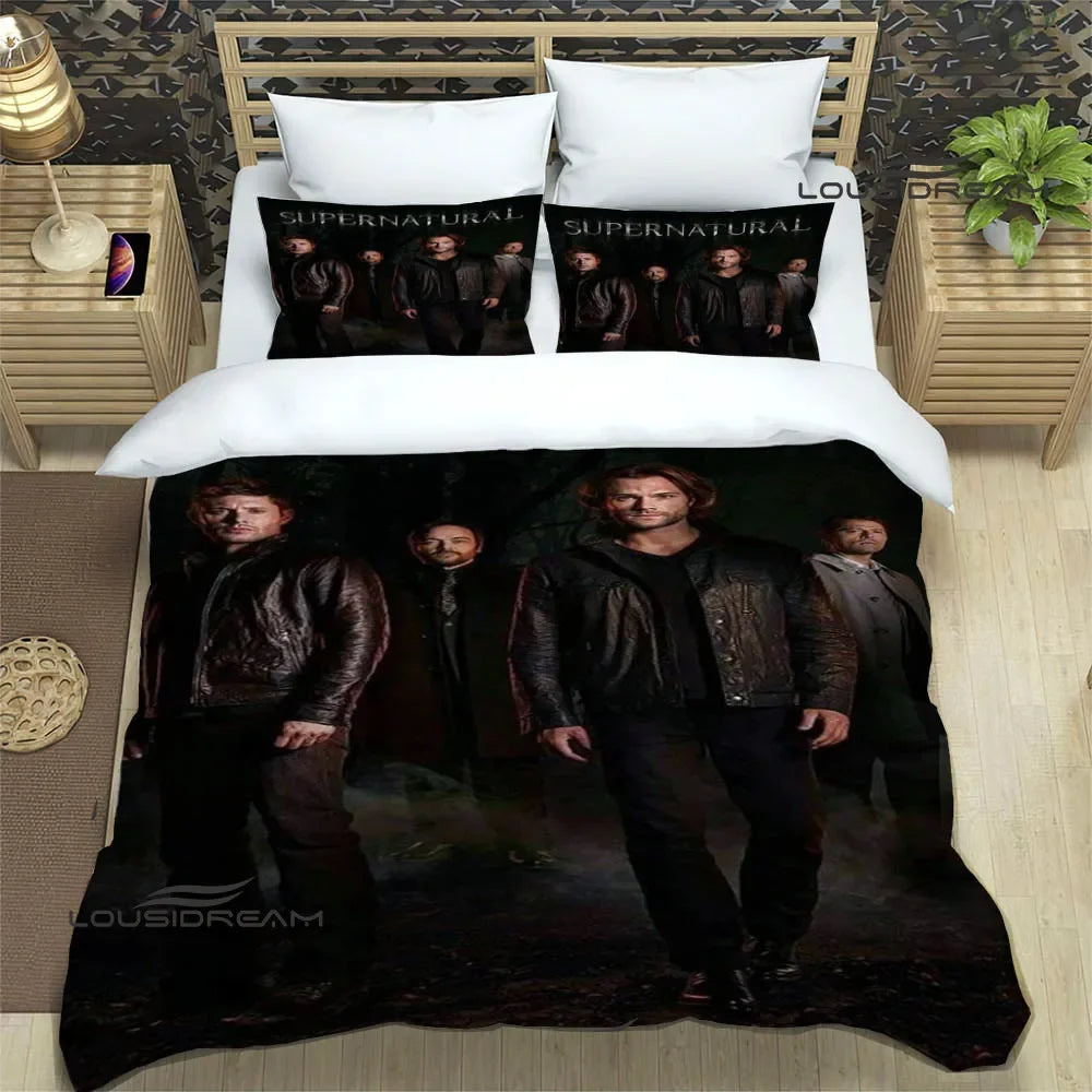 Supernatural join the hunt Bedding Sets exquisite supplies set duvet cover bed comforter set bedding set luxury birthday gift