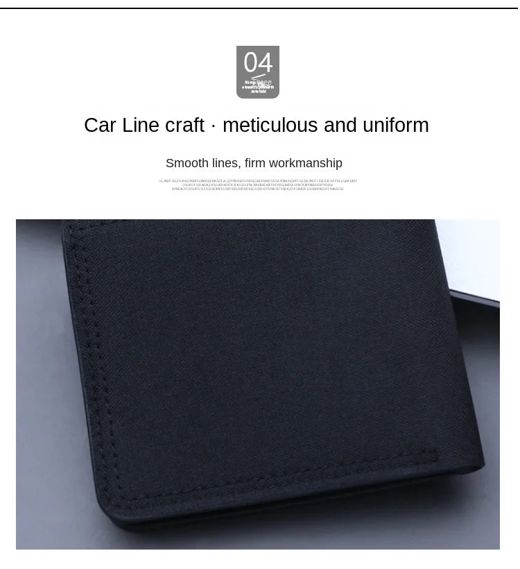 Supernatural Mini Thin Men Wallet Card Holder Men's Purse Coin Pouch Id Card Holder Short Canvas Card Holder Wallet