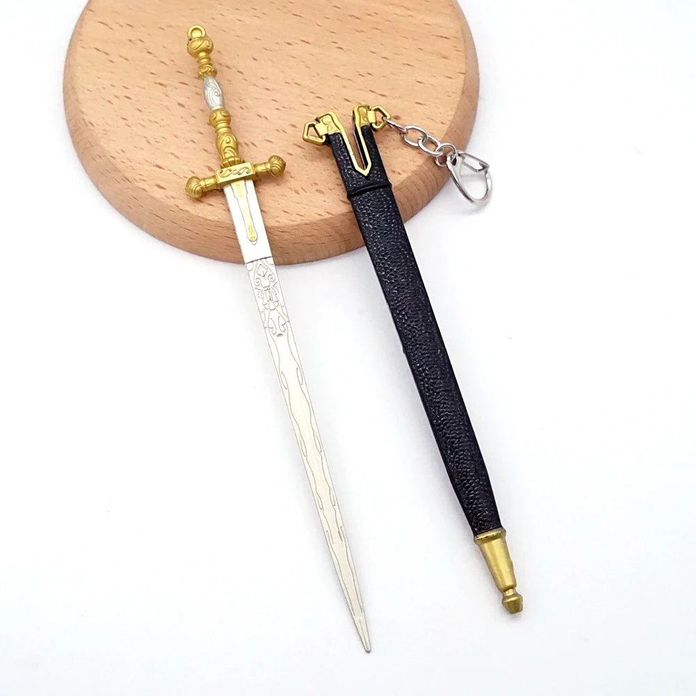 Sword Banished Knight's Greatsword, Royal Army Greatsword and Miquellan Knight's Key Chain Game Keychain Men Accessories