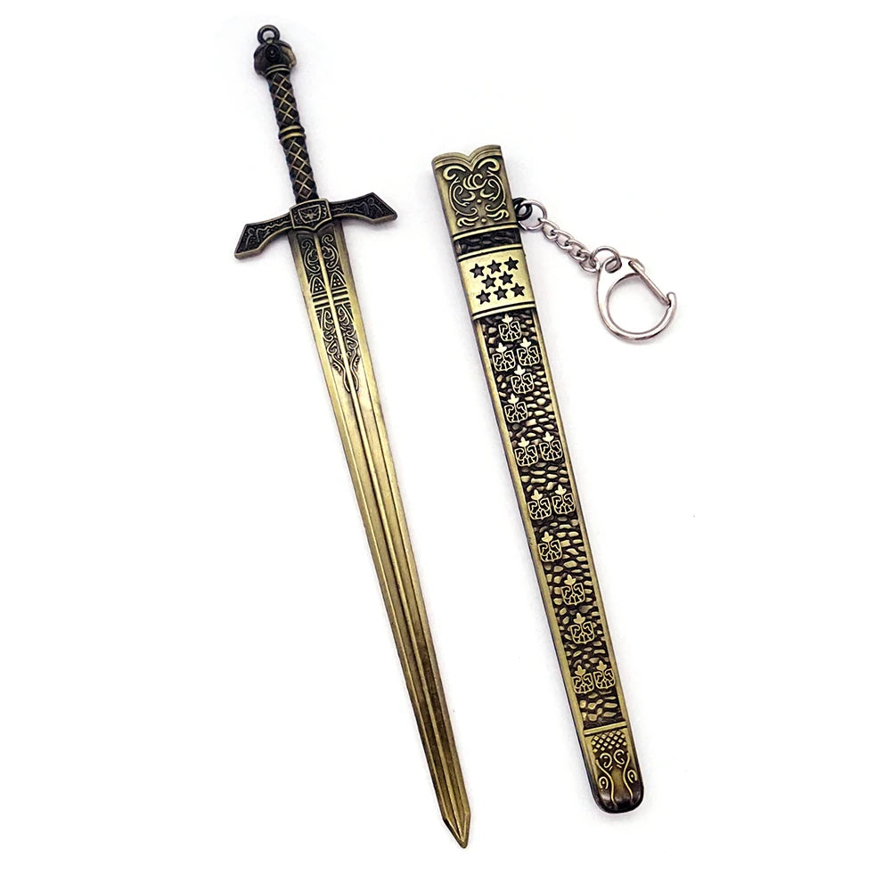 Sword Banished Knight's Greatsword, Royal Army Greatsword and Miquellan Knight's Key Chain Game Keychain Men Accessories