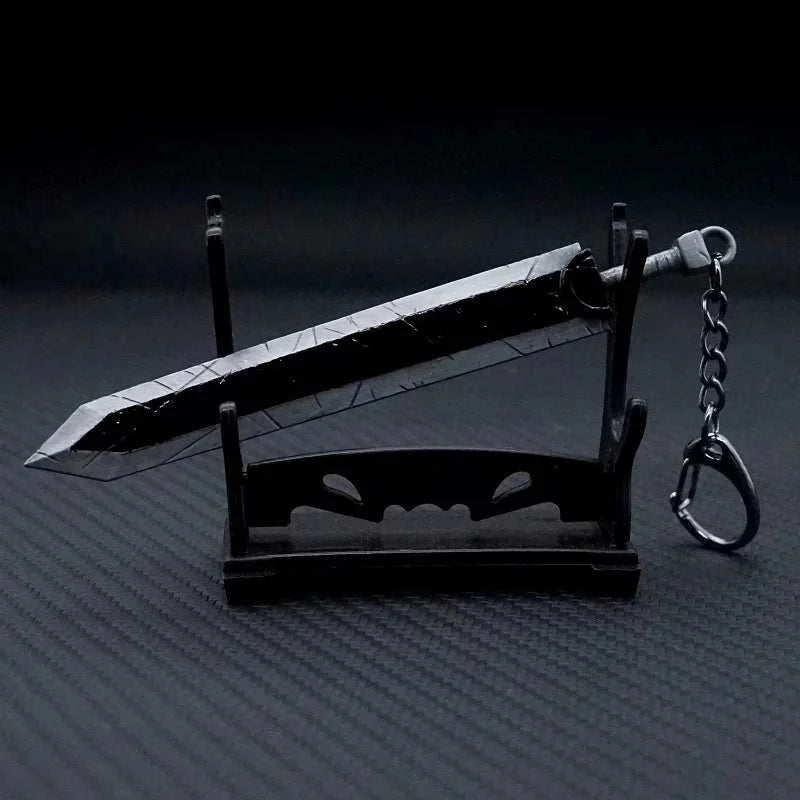 Sword Keychain Men Key Chain Keyring Metal Keychains for Car Anime Accessories Key Ring Pendant llaveros