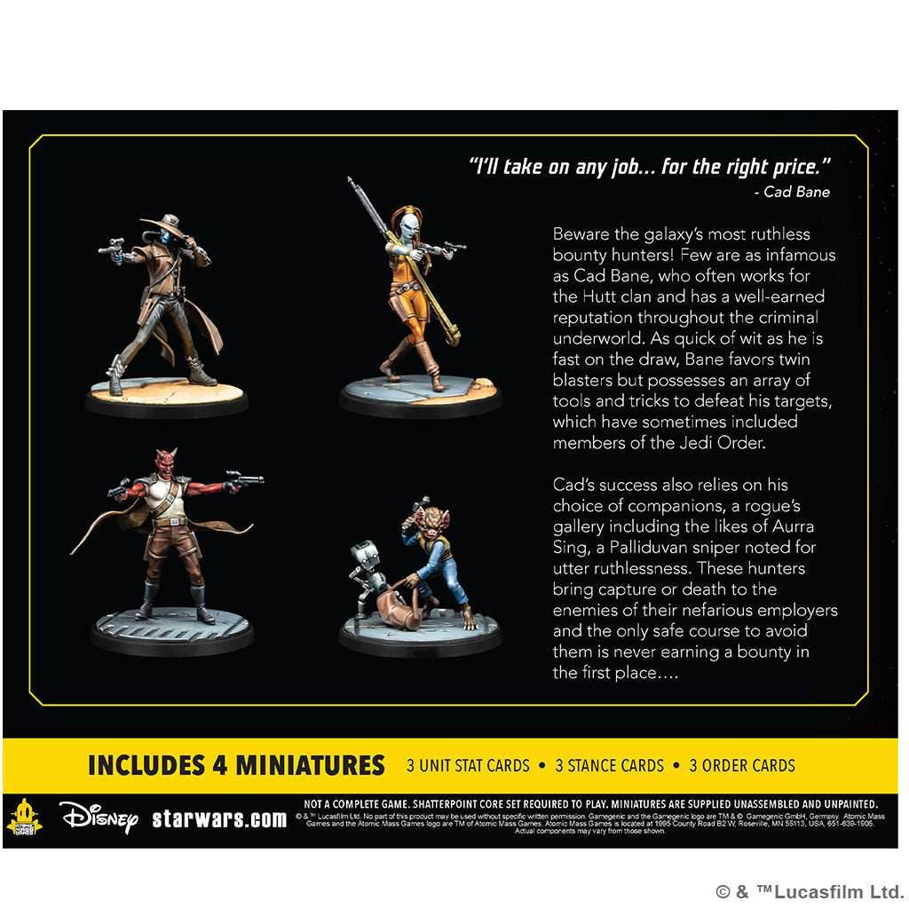 Star Wars Shatterpoint: Fistful of Credits - Cad Bane Squad Pack - 