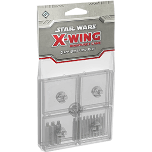 Star Wars X-Wing 1st Edition: Clear Bases and Pegs - 