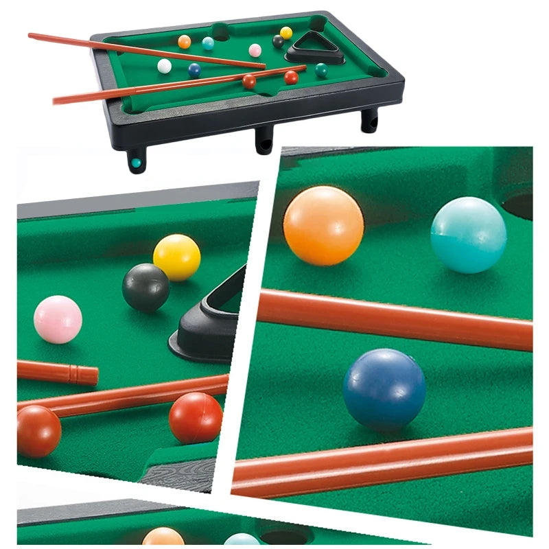 Tabletop Billiards, Mini Desktop Pool Table, Snooker Toy Educational Games Set