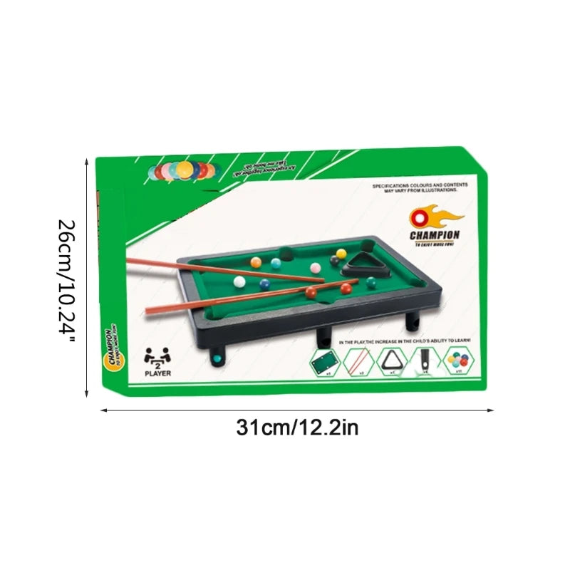 Tabletop Billiards, Mini Desktop Pool Table, Snooker Toy Educational Games Set