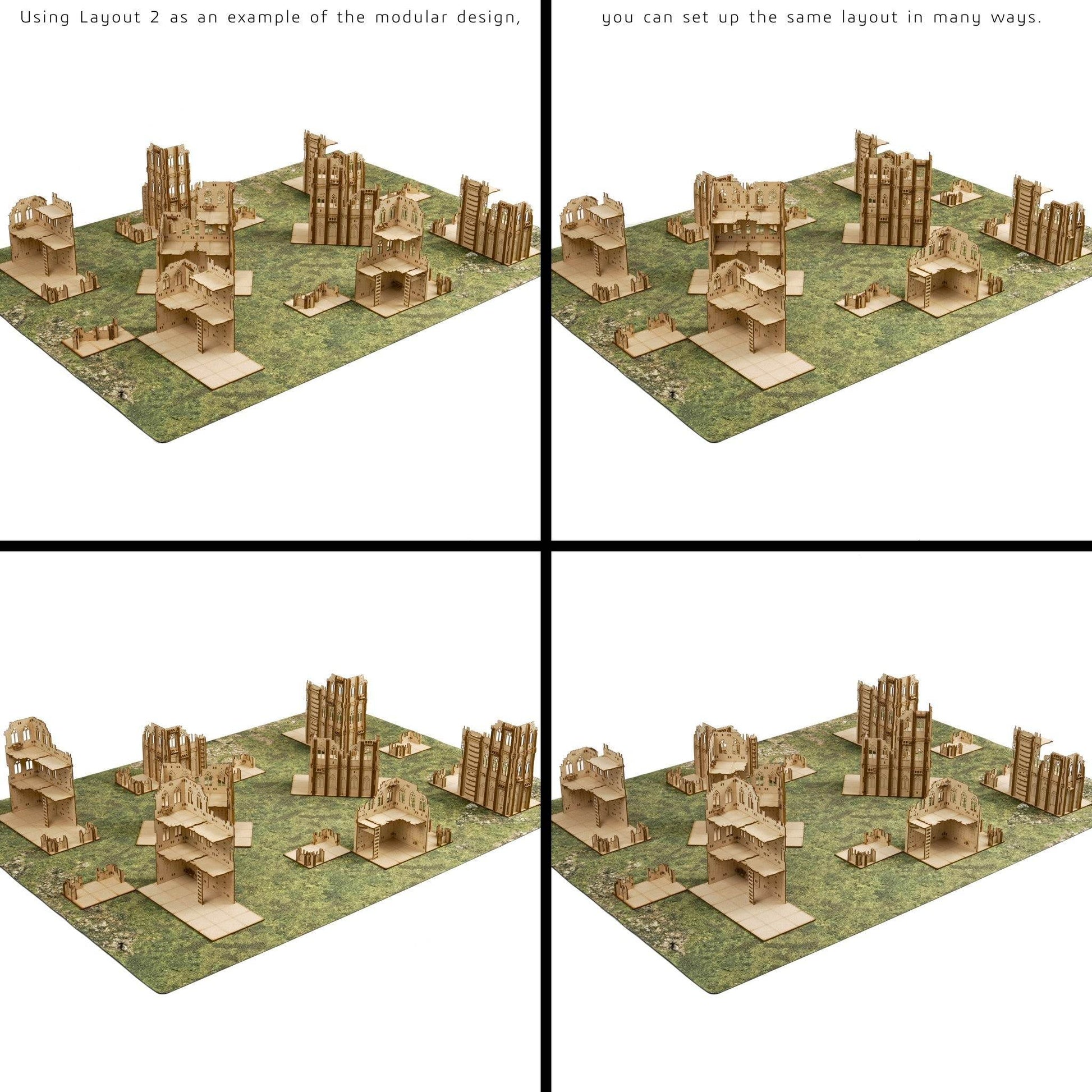 Tabletop Stronghold Competitive Terrain Set 2.0 - 