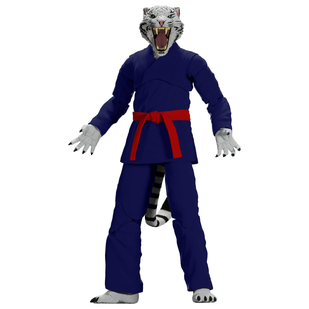 Jiu Jitsu Combat Creatures Taj the White Tiger Action Figure