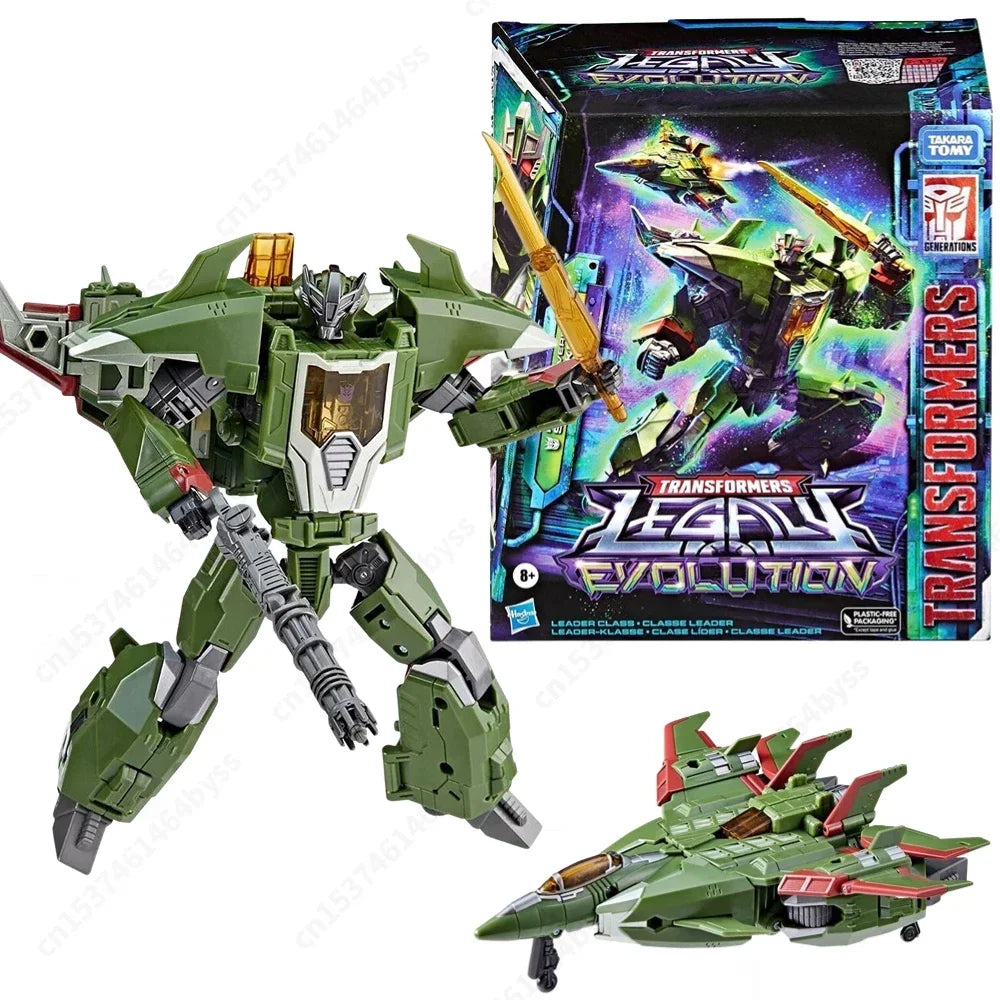 Takara Tomy Hasbro Transformers Legacy Evolution Skyquake Leader Prime Universe Skyquake Action Figure Toy Ornaments Figure Gift