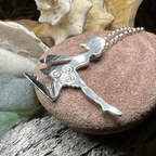 Silver Irish Dancer Necklace - 18