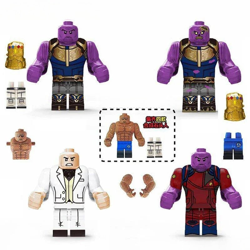 Thanos Kingpin Set of 4 Makes Thing Best Lego Minifigures Custom Toys