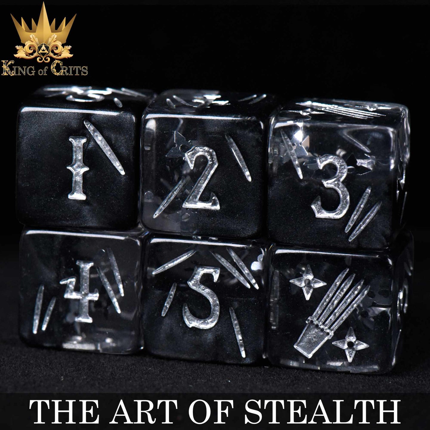 The Art of Stealth 11 Dice Set