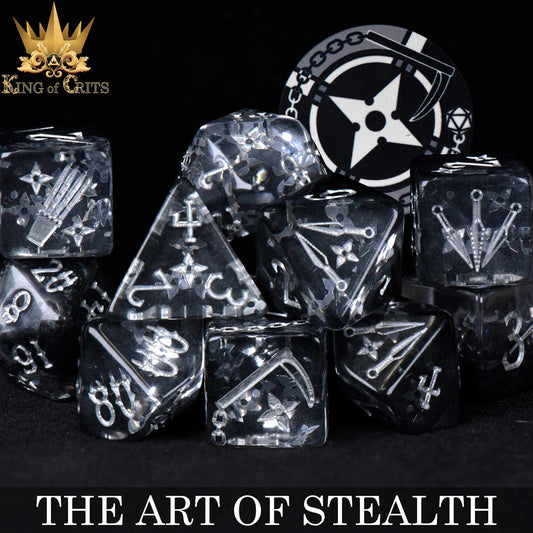 The Art of Stealth 11 Dice Set