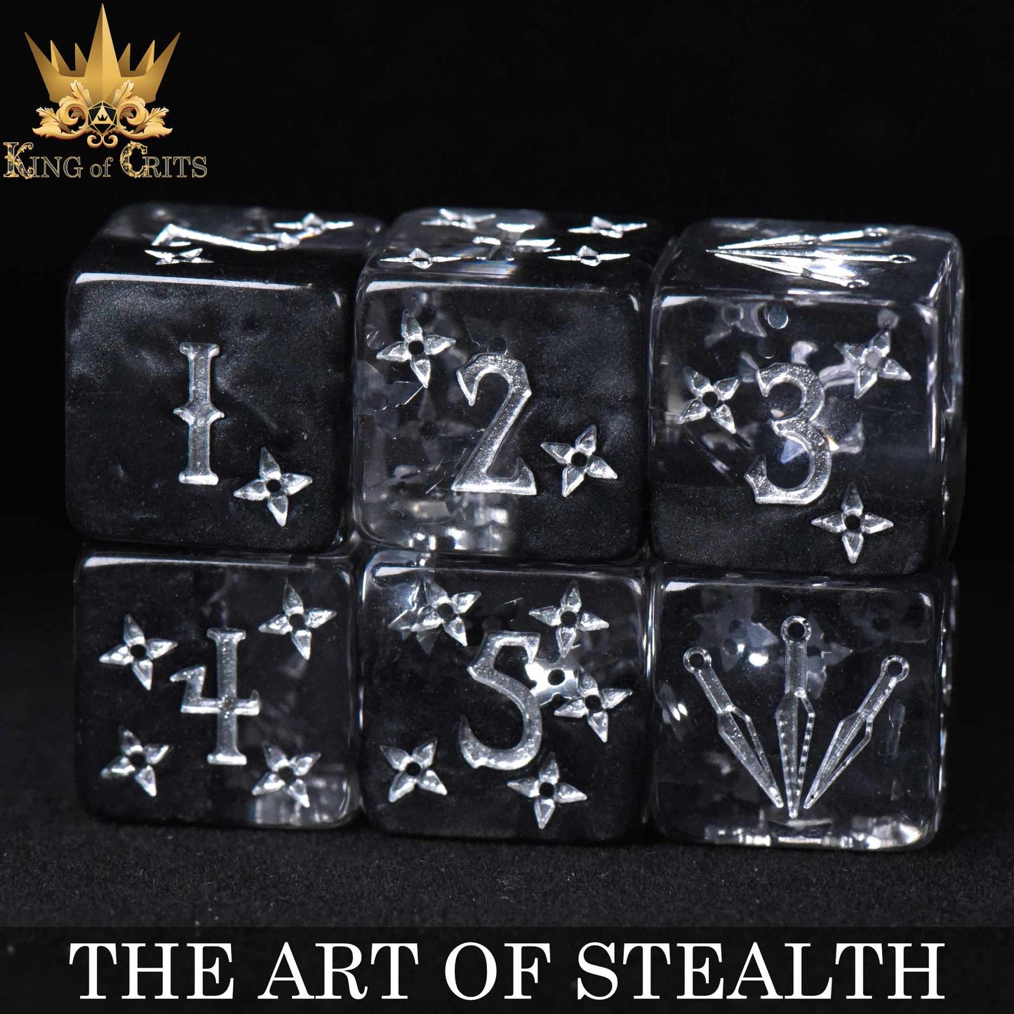 The Art of Stealth 11 Dice Set