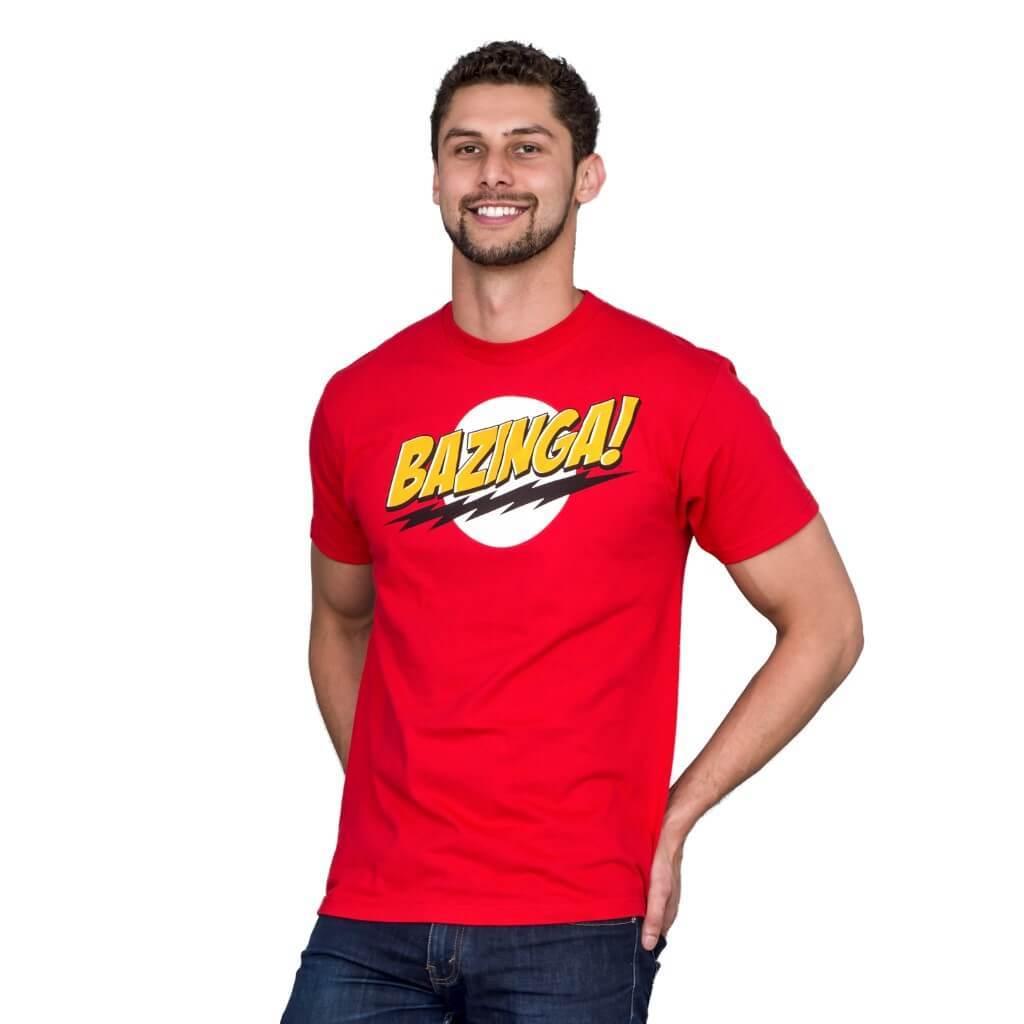 The Big Bang Theory Bazinga! Replica Unisex Halloween Cosplay Costume T-shirt