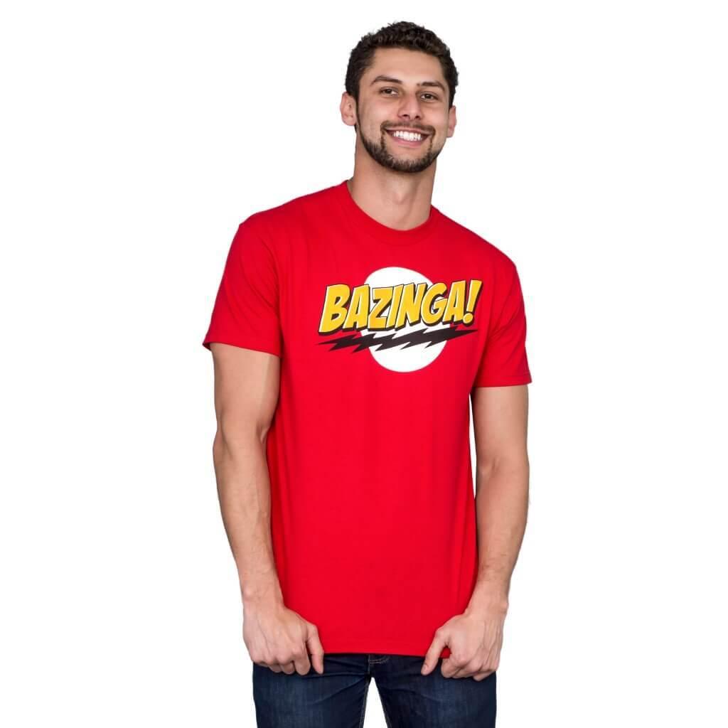 The Big Bang Theory Bazinga! Replica Unisex Halloween Cosplay Costume T-shirt