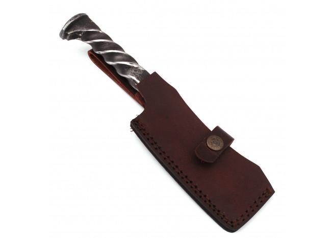 The Butcher Locomotive Railroad Spike Cleaver Knife