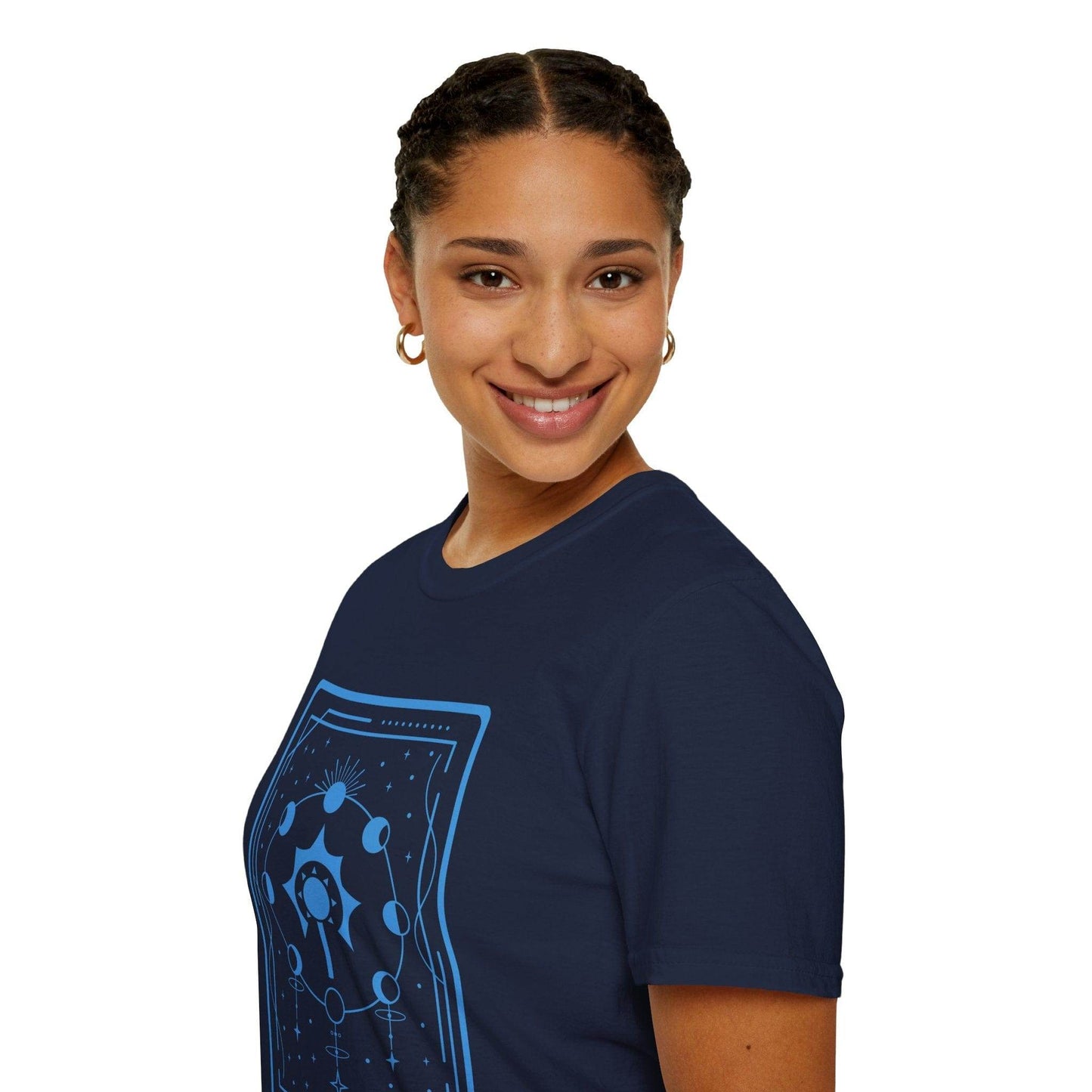 The Cleric Tarot Card T-Shirt - Black / S