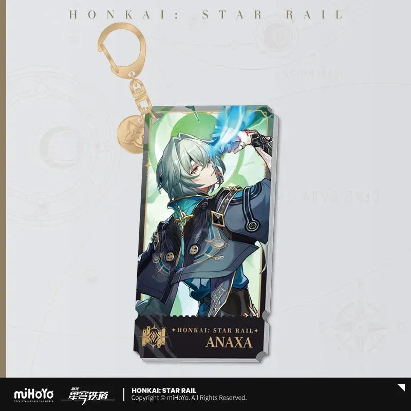The Erudition Character Warp Artwork Acrylic Keychain Honkai: Star Rail