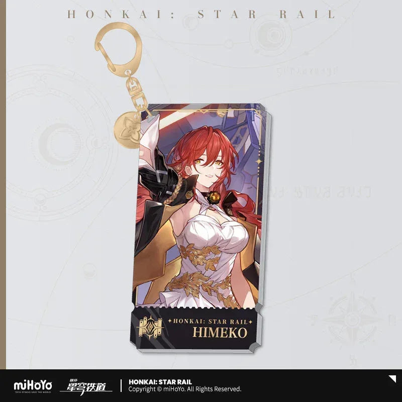 The Erudition Character Warp Artwork Acrylic Keychain Honkai: Star Rail